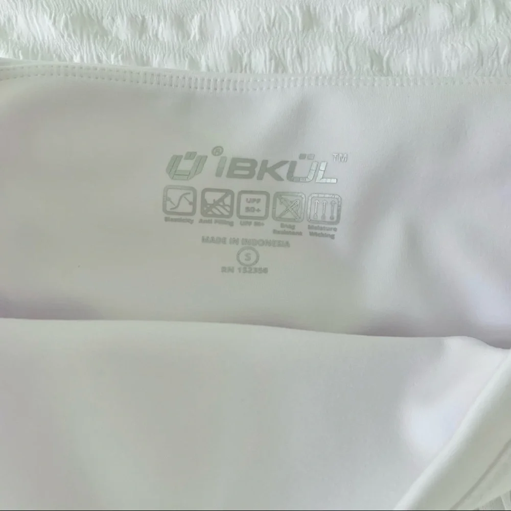 New Ibkul White Tennis Skirt Skort UPF 50 - Picture 3 of 8